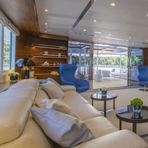 Luxury crewed yacht