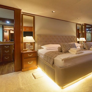 Luxury crewed yacht